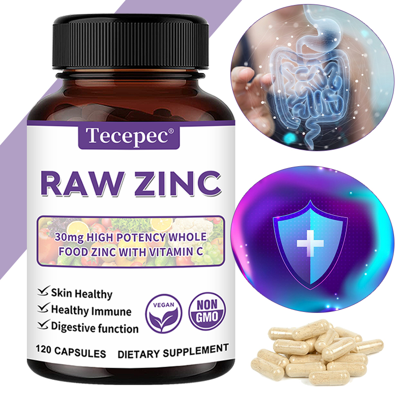 Food Zinc - Zinkvitaminen - Ruw zink Hele voedingssupplement