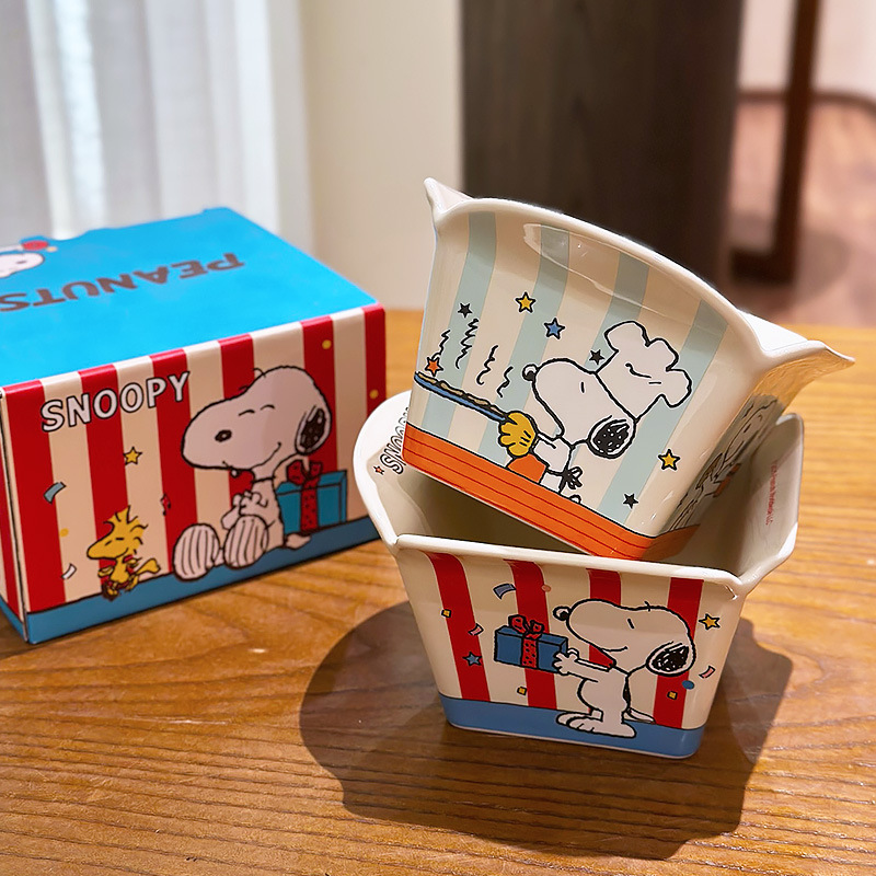 Food Snacks Brands - Snoopy Co-branded keramische popcorn schaal, grote