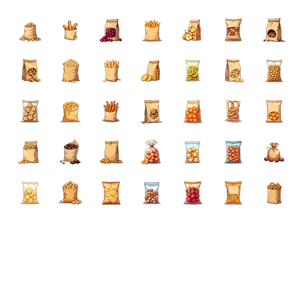 35 pcs-100 pcs Decals knapperi - Food Snacks Label recensie en prijs