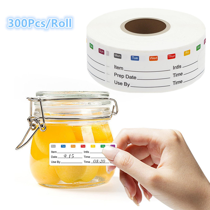 300 Stuks/Roll Keuken Datum Vo - Food Snacks Label recensie en prijs