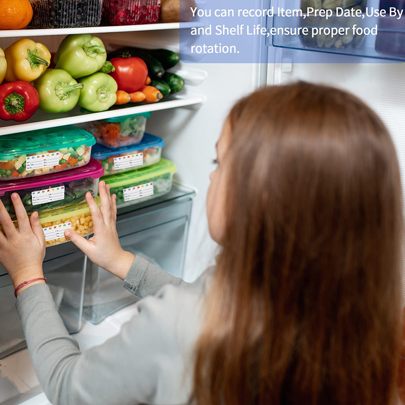 300 Stuks/Roll Keuken Datum Vo - Food Snacks Label recensie en prijs