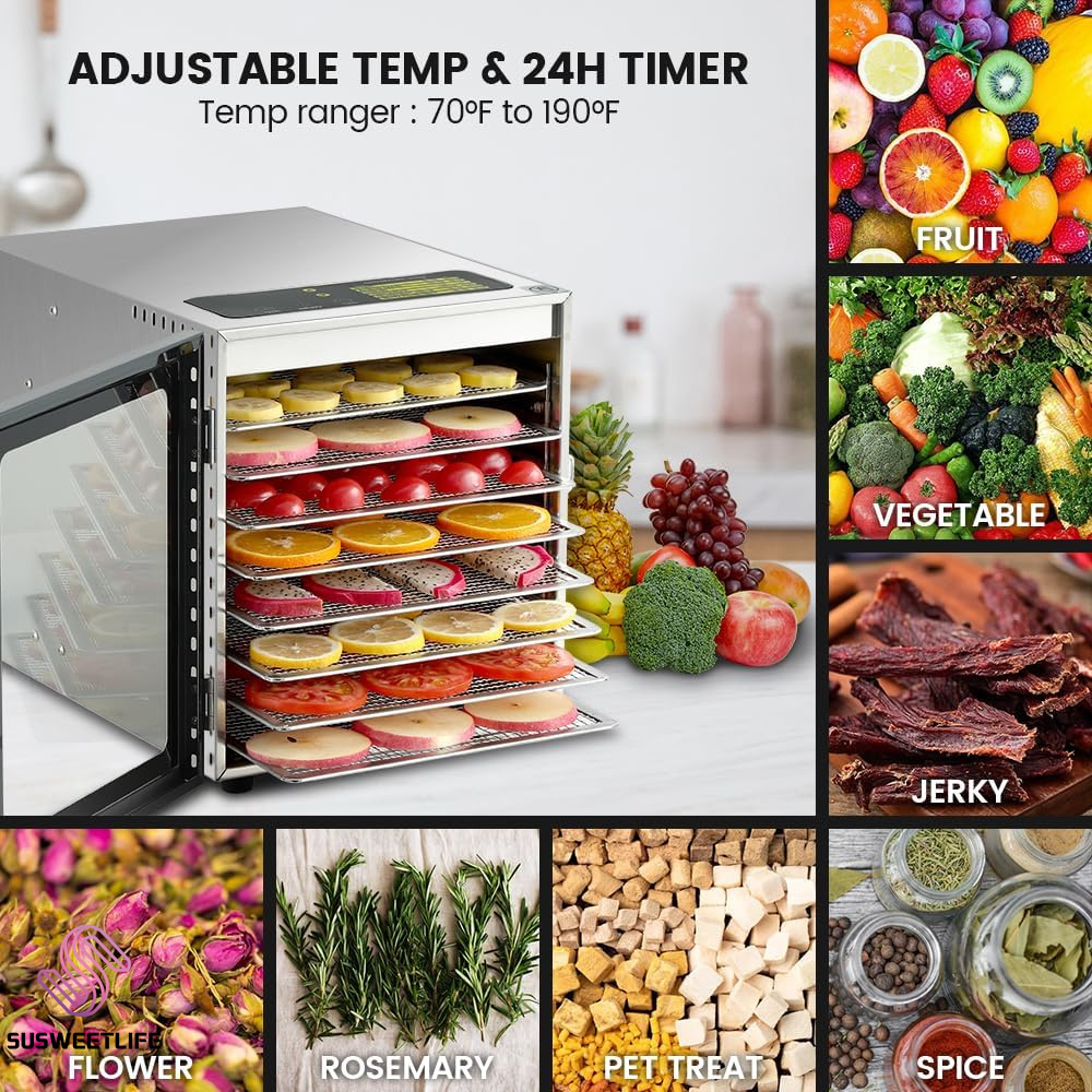 Voedseldroger met grote capaci - Food Snacks Healthy recensie en prijs