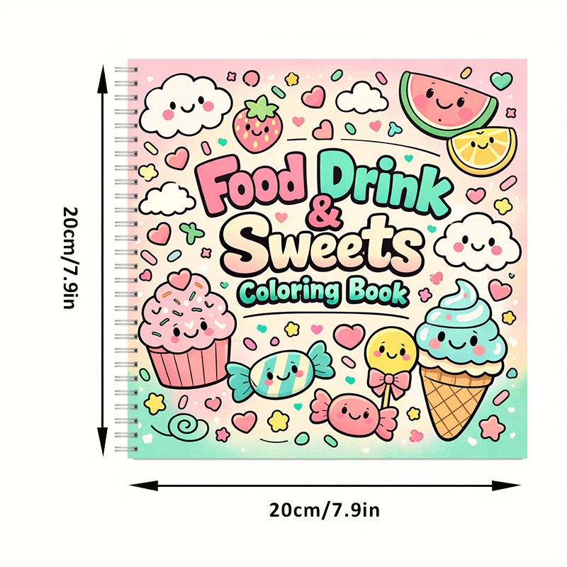 Kleurboek VOEDSEL, DRANK & ZOE - Food Y Snacks Coloring Book recensie en prijs