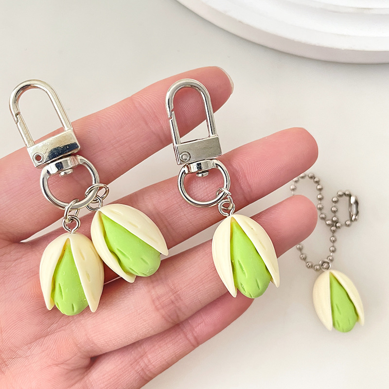 Pistache sleutelhanger creatie - Food Zinc recensie en prijs