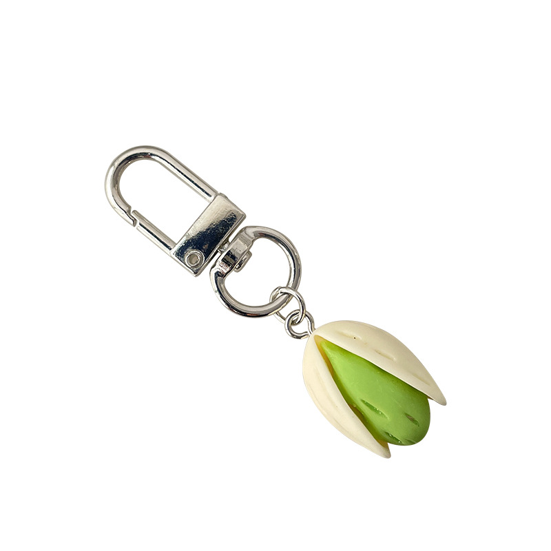 Pistache sleutelhanger creatie - Food Zinc recensie en prijs
