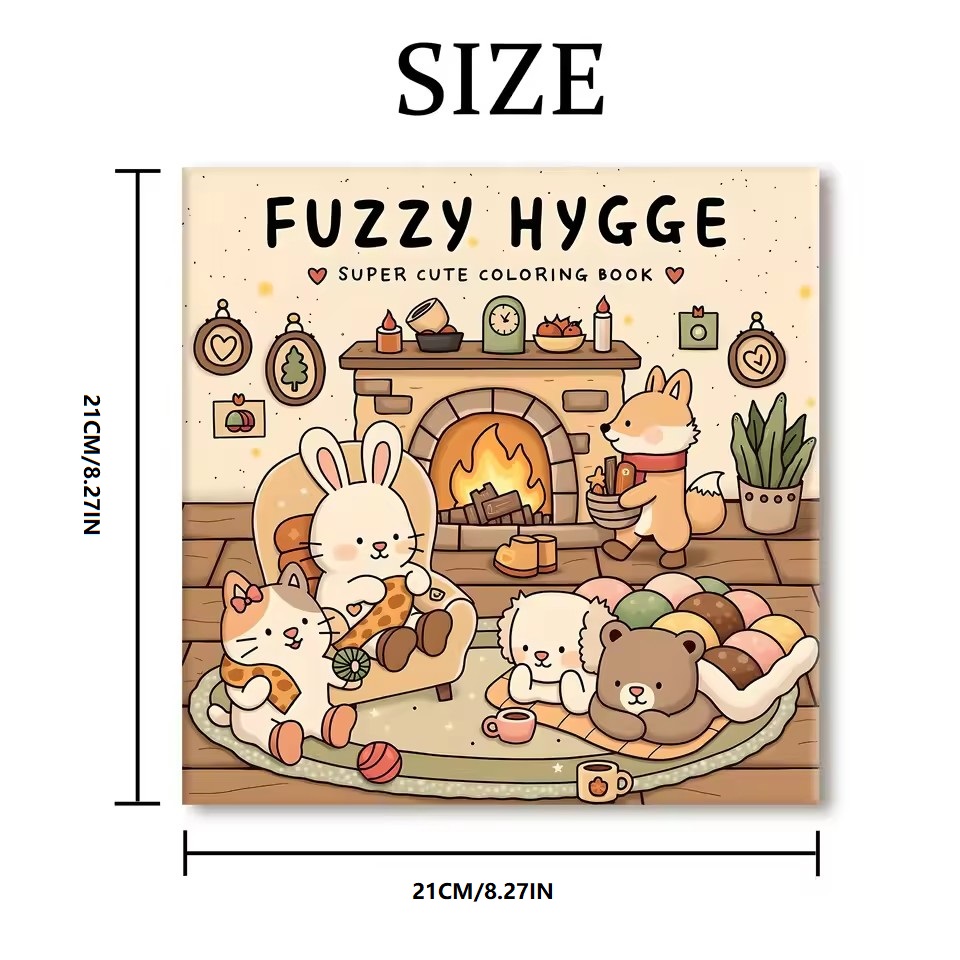 FUZZY HYGGE kleurboek voor vol - Food Y Snacks Coloring Book recensie en prijs