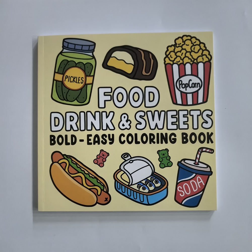 Voedsel, drankjes, desserts, k - Food Y Snacks Coloring Book recensie en prijs