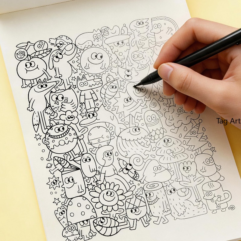 Handprentenboek voor het verli - Food Y Snacks Coloring Book recensie en prijs