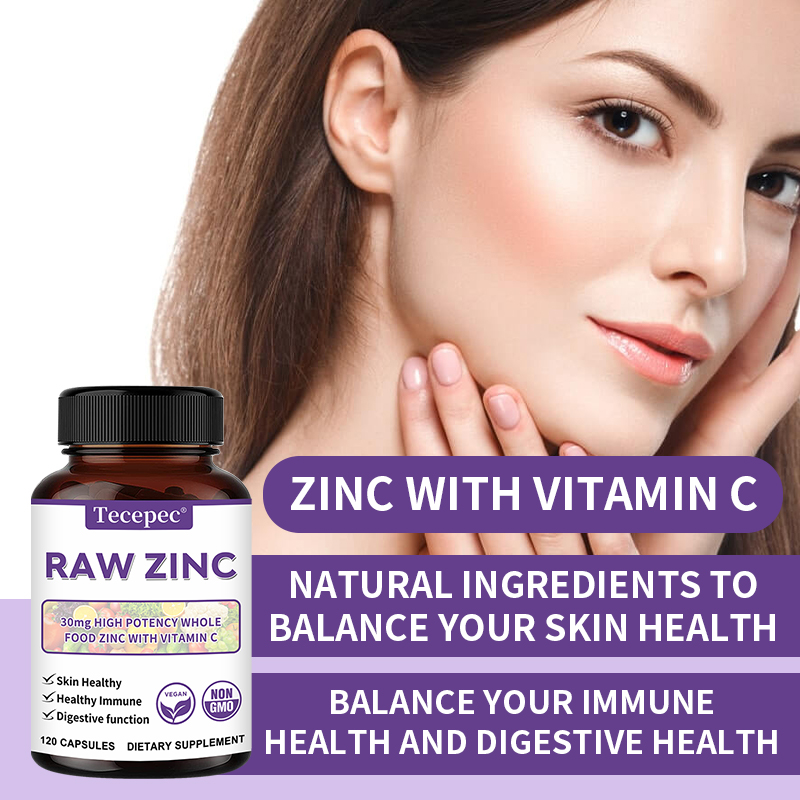 Zinkvitaminen - Ruw zink Hele  - Food Zinc recensie en prijs