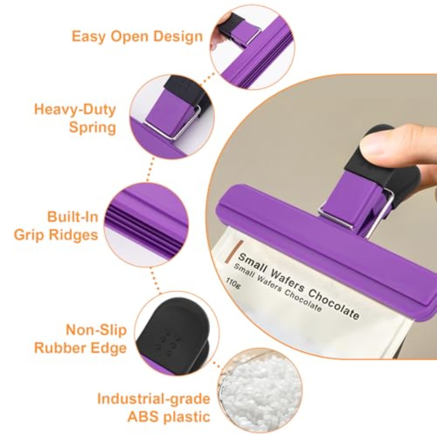 6-pack chipclips, grote, stevi - Food Snacks At Home recensie en prijs