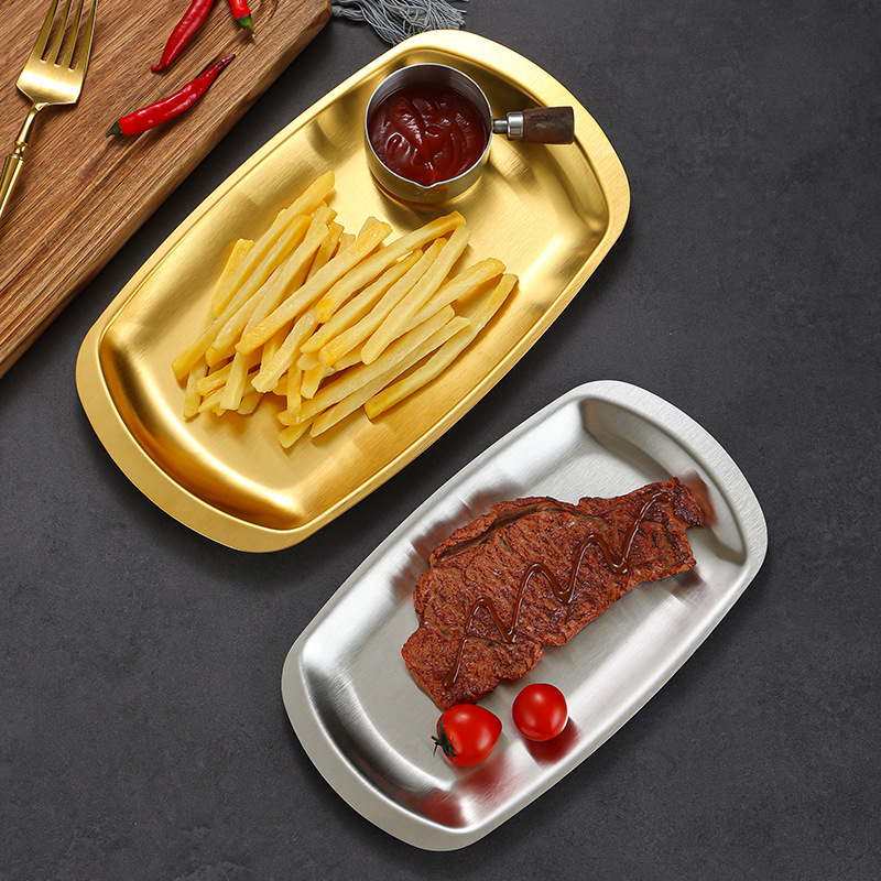 304 roestvrij staal mat diner  - Food Snacks In Korea recensie en prijs