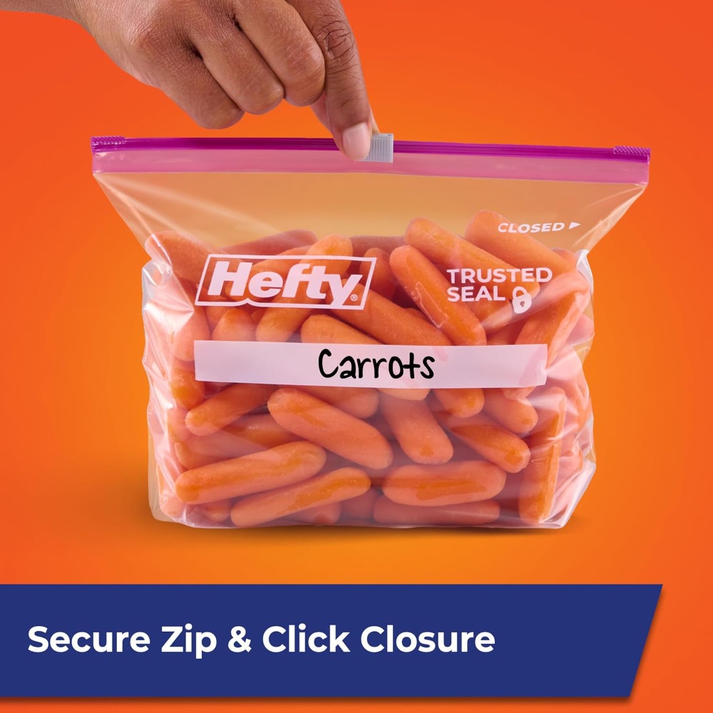 78 stuks Quart Slider opbergza - Food Snacks Label recensie en prijs